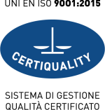 certiquality certificazione uni en iso blu